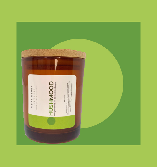HushMood firelight candle